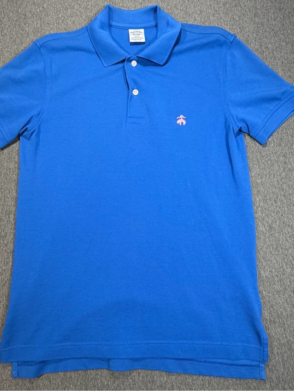 Brooks Brothers Royal Blue Performance Polo Men’s Small Short Sleeve Slim Fit
